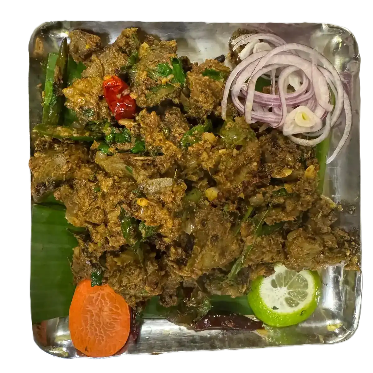 Mutton Liver Pepper Fry at Naga's South Indian Cuisine 